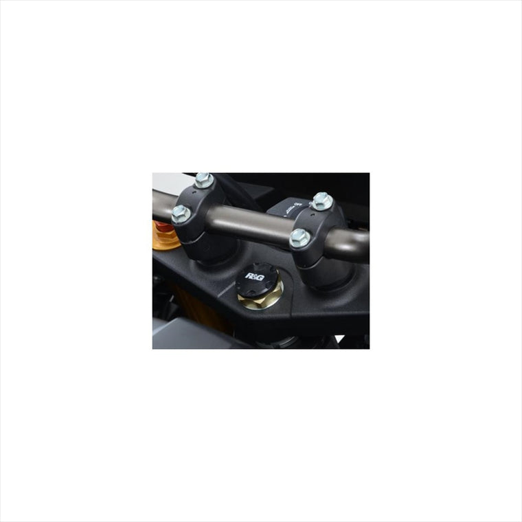 アールアンドジー｜ステアリングヘッドナット ブラック｜RG-YTI0004BK
