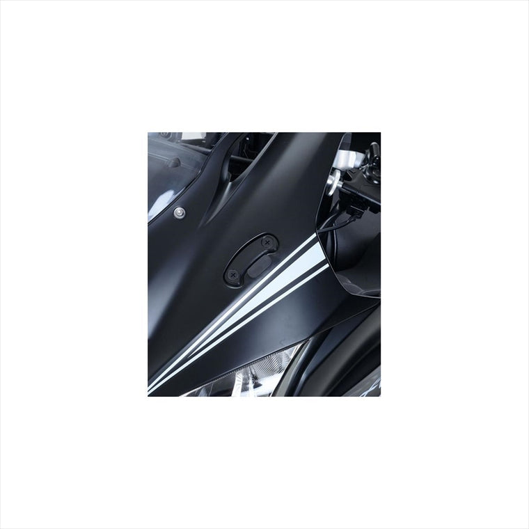 アールアンドジー｜ミラーブランキングプレート BLK｜RG-MBP0024BK