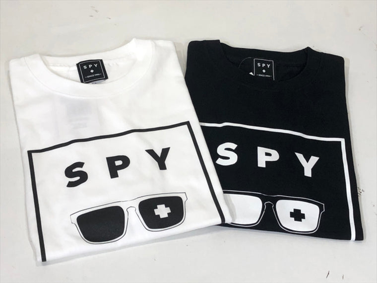 スパイ｜24SPY+SUNGLASSS TEE 6.5oz WHITE #M｜4582608259791