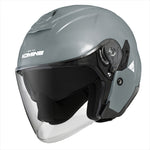 【コミネ】HK-172 FL C FRP JETヘルメット Basalt-Grey L 01-172