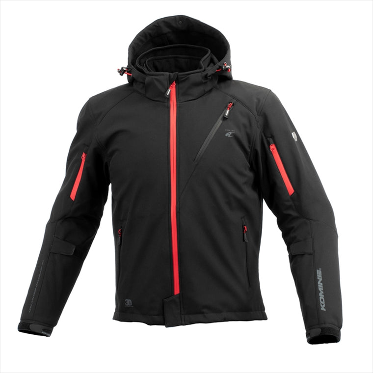 【コミネ】JK-5792 P S W-PARKA Neo-BK/RED WM 07-5792