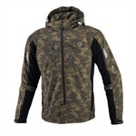 【コミネ】JK-1123 P HALFメッシュパーカ Camo-BLK WL 07-1123