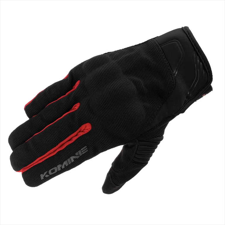 【コミネ】GK-1833 PROTECT M.グローブ Black-Red 3XL 06-1833