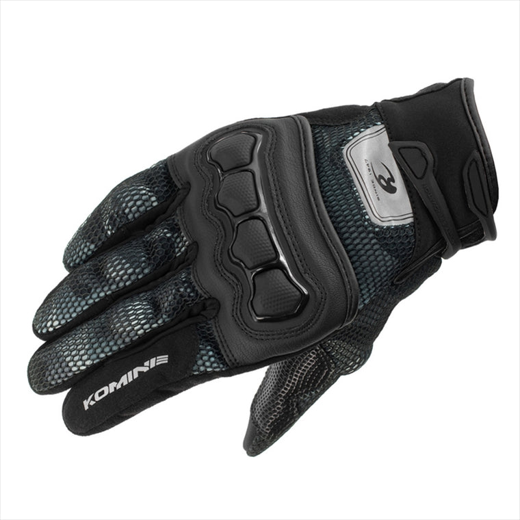 【コミネ】GK-2153 PROTECT 3D M.グローブ BLK-CAMO #XS 06-2153