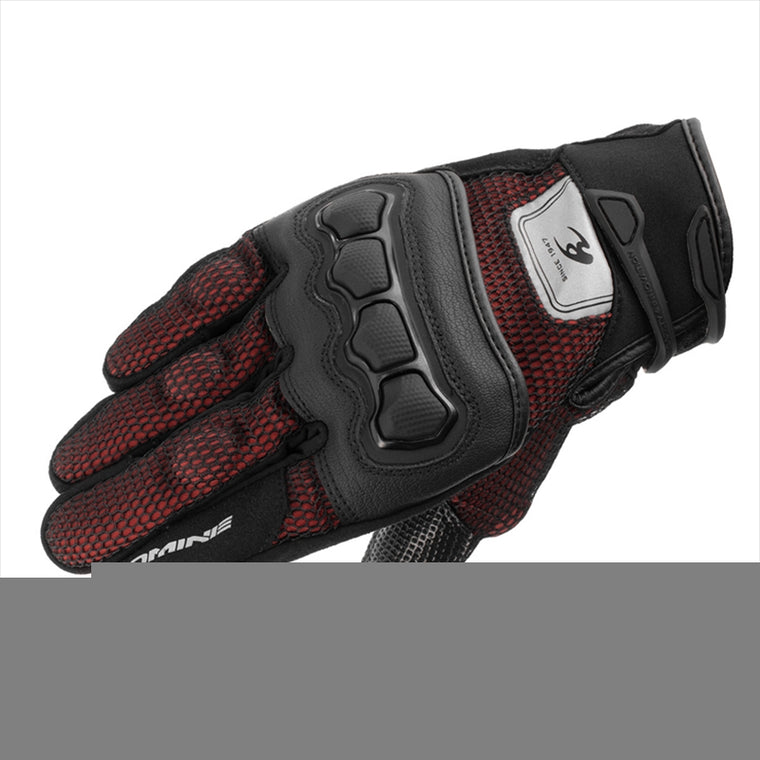 【コミネ】GK-2153 PROTECT 3D M.グローブ RED #L 06-2153