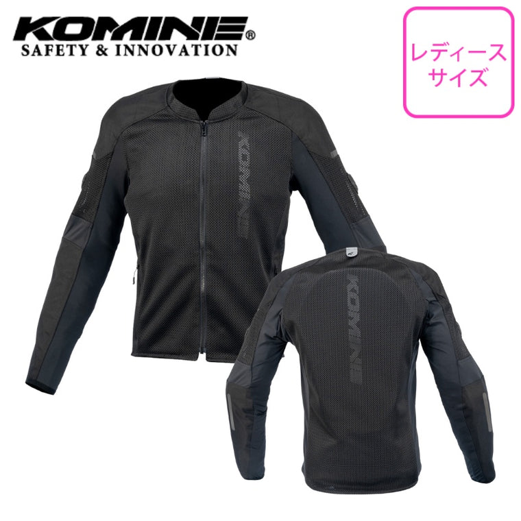 KOMINE｜ヘビーメッシュスクランブラージャケット｜JK-173  BLK WM