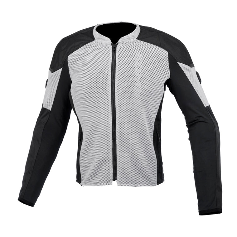 【コミネ】JK-173 ヘビーメッシュ SCRAMBLERジャケット L.Grey 2XL 07-173
