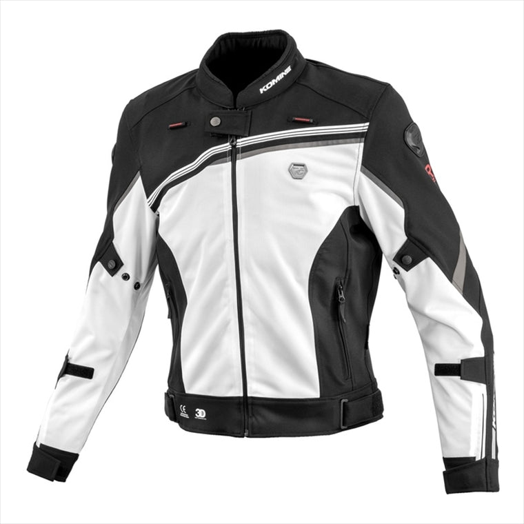 コミネ｜JK-178 R-SPECハーフメッシュジャケット WHT 2XL｜07-178