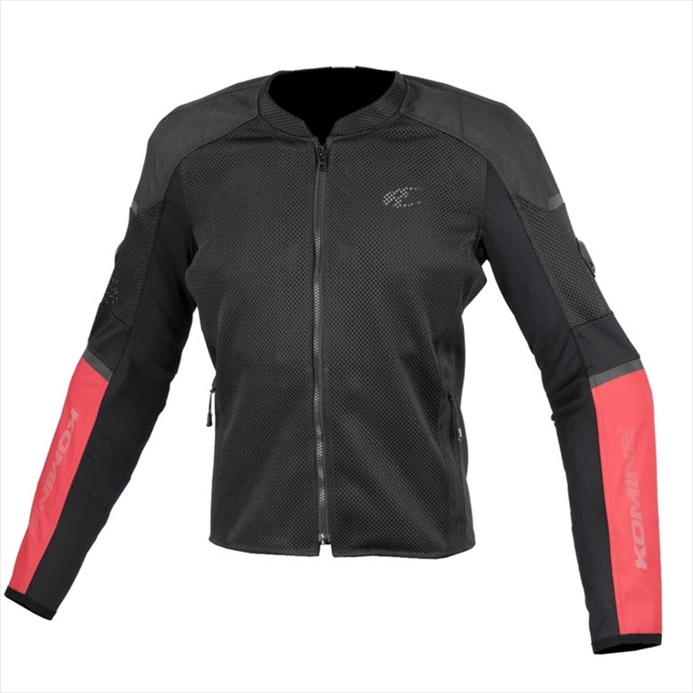 コミネ｜JK-180 HEAVY MESH ジャケット Black-Red M｜07-180