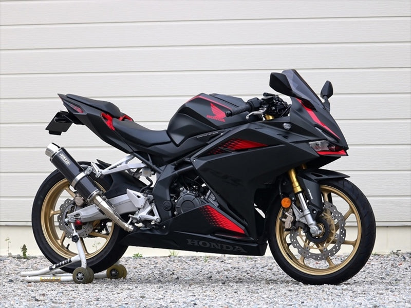 ダブルアールズ S/Oラウンドカーボンサイレンサー CBR250RR 20-(2BK