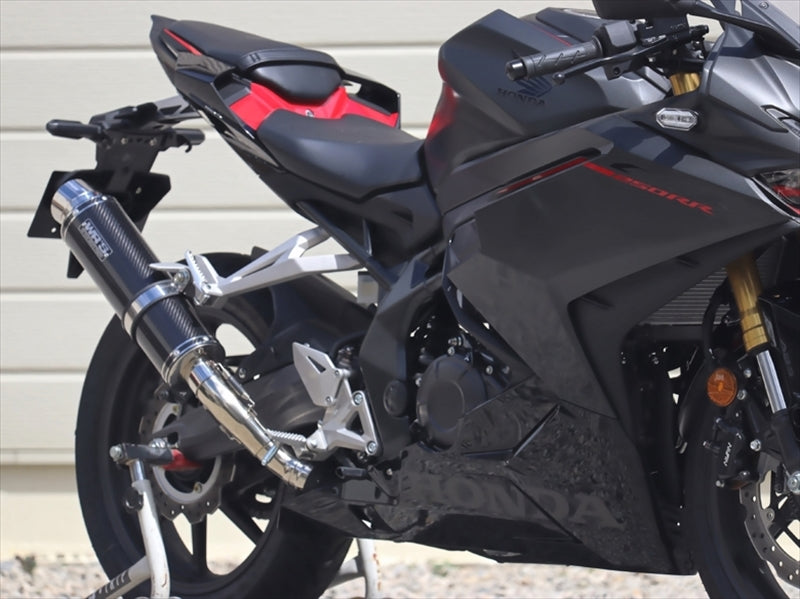 マンタジュニア2 ハットリチューンドサイレンサー付(手渡し限定) ダブルアールズ S/O ラウンド・カーボンサイレンサー CBR250RR(8BK