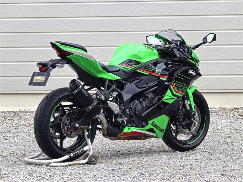 ダブルアールズ スリップオン SS-OVAL F-BLACK TITAN ZX-4R SE/ZX-4RR