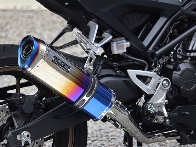 ダブルアールズ フルEX SS-OVAL 焼き色チタンタイプ CB125R 21-(8BJ