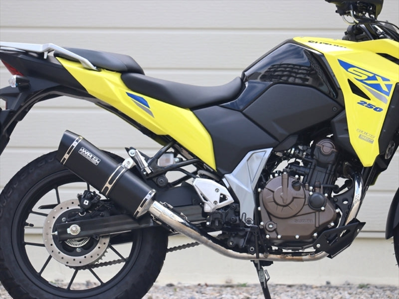 マフラー ダブルアールズ フルEX SS-OVAL F-BLACK TITAN YZF-R125/MT-125 8BJ-RE45J /YZF-R15 8BK-RG86J LF2140JM 取寄品 ダブルアールズ GROM フルエキゾースト SS-OVAL F-BLACKチタンタイプ