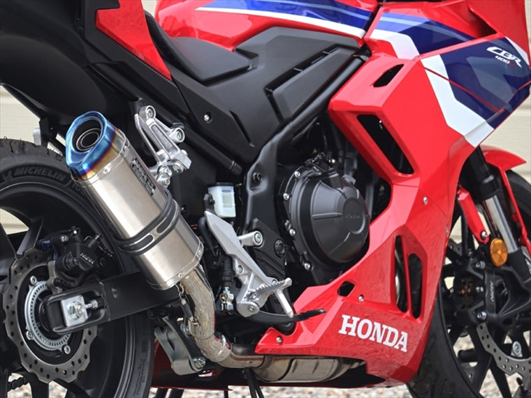 ダブルアールズ｜スリップオンSS-OVAL_SHOT ソリッドチタン CBR400R 24-(8BL-NC65)｜SK1470JM