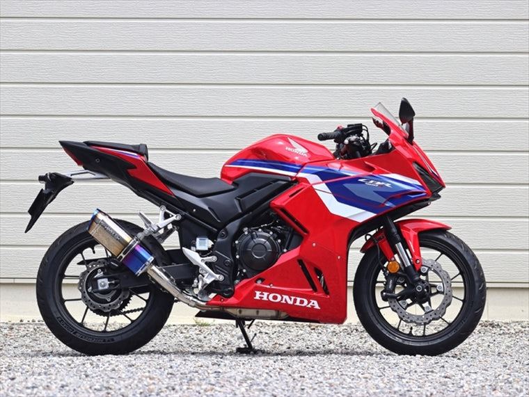 ダブルアールズ｜スリップオンSS-OVAL_SHORT 焼き色チタン CBR400R 24-(8BL-NC65)｜SB1470JM