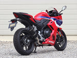 ダブルアールズ｜スリップオンSS-OVAL_SHORT F-BLACKチタン CBR400R 24-(8BL-NC65)｜SF1470JM