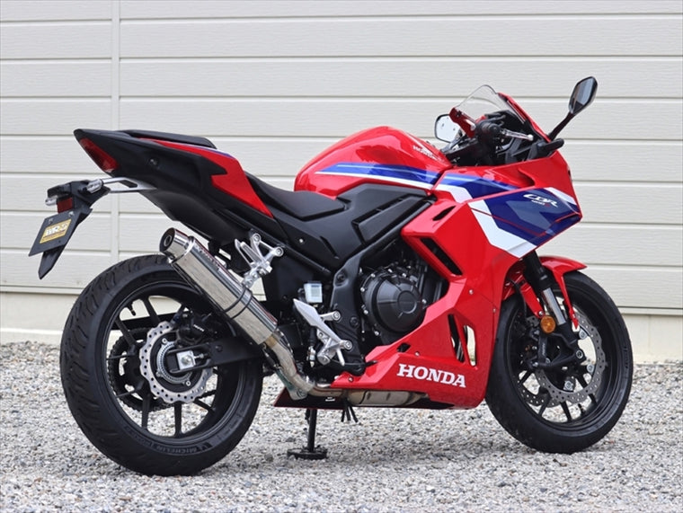 ダブルアールズ｜スリップオン ラウンド・ステンレスサイレンサー CBR400R 24-(8BL-NC65)｜BF1470JM