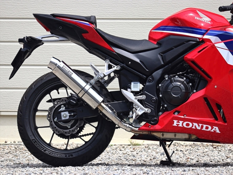 ダブルアールズ｜スリップオン ラウンド・ステンレスサイレンサー CBR400R 24-(8BL-NC65)｜BF1470JM
