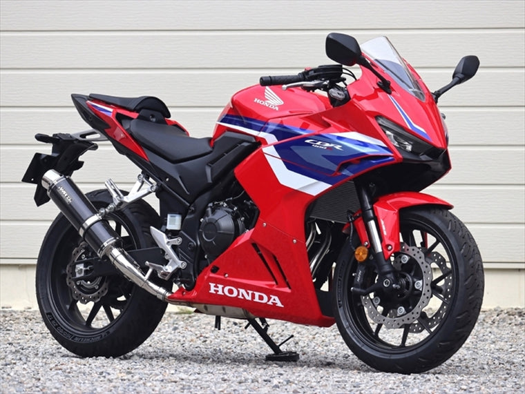 ダブルアールズ｜スリップオン ラウンド・カーボンサイレンサー CBR400R 24-(8BL-NC65)｜BC1470JM