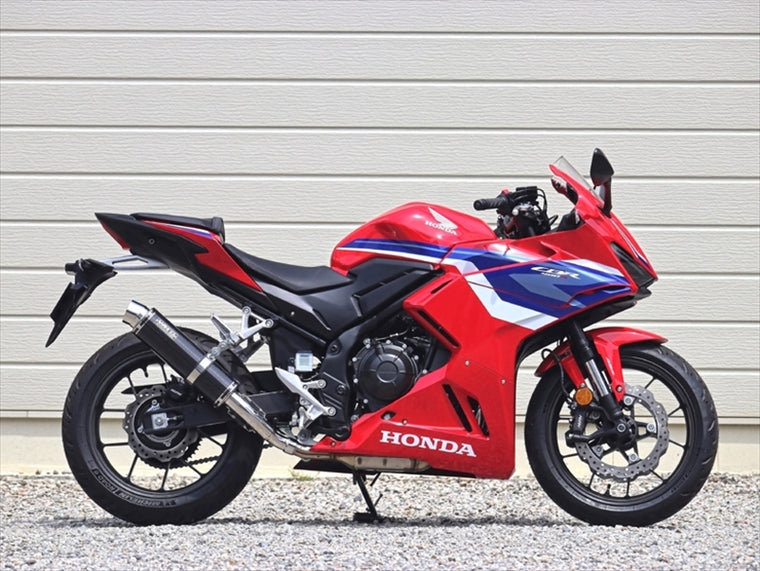 ダブルアールズ｜スリップオン ラウンド・カーボンサイレンサー CBR400R 24-(8BL-NC65)｜BC1470JM