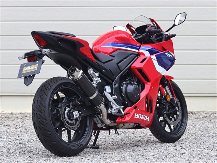ダブルアールズ｜スリップオン ラウンド・カーボンサイレンサー CBR400R 24-(8BL-NC65)｜BC1470JM