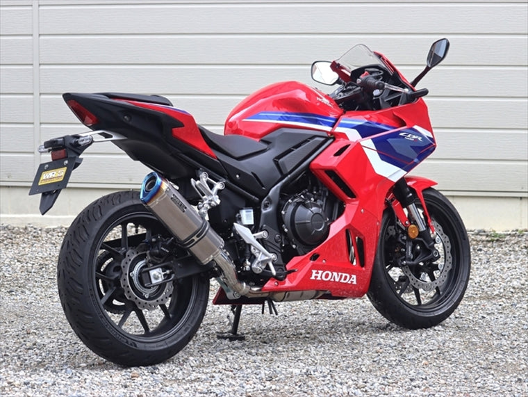 ダブルアールズ｜スリップオン SS-OVAL/LONGソリッドチタン CBR400R 24- 8BL-NC65｜OV1470JM