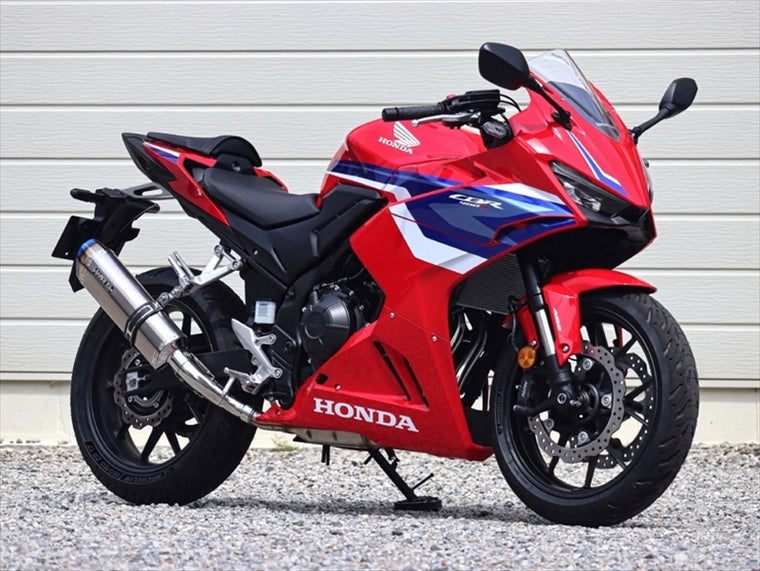 ダブルアールズ｜スリップオン SS-OVAL/LONGソリッドチタン CBR400R 24- 8BL-NC65｜OV1470JM
