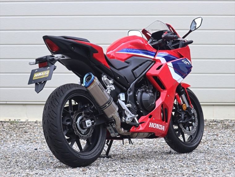 ダブルアールズ｜スリップオン SS-OVAL/LONGソリッドチタン CBR400R 24- 8BL-NC65｜OV1470JM