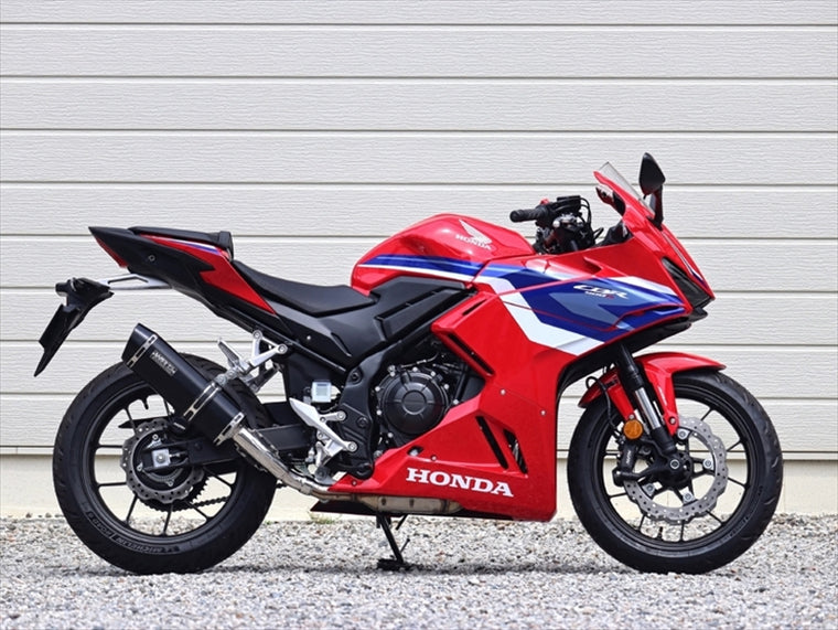 ダブルアールズ｜スリップオン SS-OVAL/LONG F-BLACKチタン CBR400R 24- 8BL-NC65｜VF1470JM