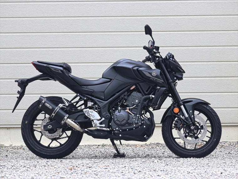 ダブルアールズ｜スリップオン SS-OVAL F-BLACK TITAN YZF-R25/MT-25 25- (8BK-RG84J)｜SF2280JM