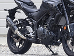 ダブルアールズ｜スリップオン SS-OVAL F-BLACK TITAN YZF-R25/MT-25 25- (8BK-RG84J)｜SF2280JM