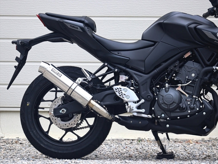 ダブルアールズ｜スリップオン ラウンド・ステンレスサイレンサー YZF-R25/MT-25 25- (8BK-RG84J)｜BF2280JM