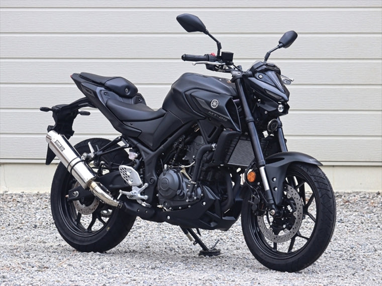 ダブルアールズ｜スリップオン ラウンド・ステンレスサイレンサー YZF-R25/MT-25 25- (8BK-RG84J)｜BF2280JM