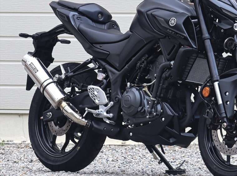 ダブルアールズ｜スリップオン ラウンド・ステンレスサイレンサー YZF-R25/MT-25 25- (8BK-RG84J)｜BF2280JM