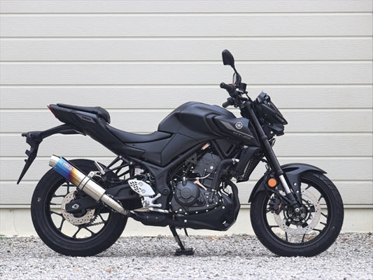 ダブルアールズ｜スリップオン ラウンド・焼き色チタンサイレンサー YZF-R25/MT-25 25- (8BK-RG84J)｜BK2280JM