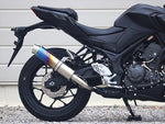ダブルアールズ｜スリップオン ラウンド・焼き色チタンサイレンサー YZF-R25/MT-25 25- (8BK-RG84J)｜BK2280JM