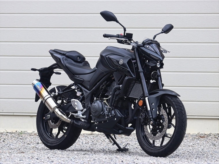 ダブルアールズ｜スリップオン ラウンド・焼き色チタンサイレンサー YZF-R25/MT-25 25- (8BK-RG84J)｜BK2280JM