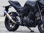 ダブルアールズ｜スリップオン ラウンド・焼き色チタンサイレンサー YZF-R25/MT-25 25- (8BK-RG84J)｜BK2280JM