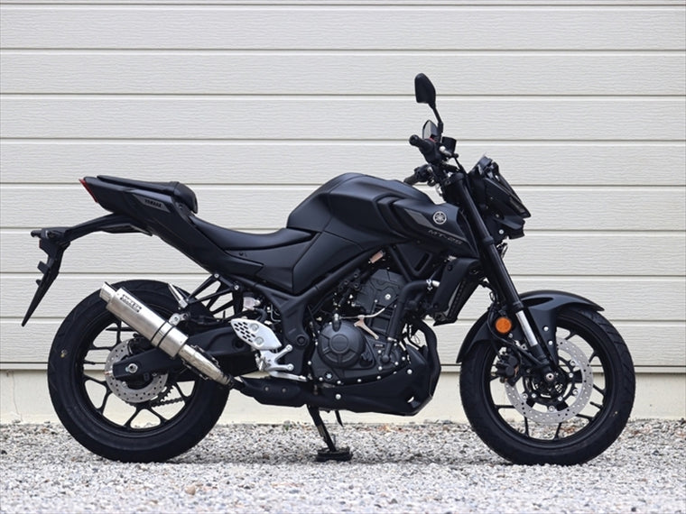 ダブルアールズ｜スリップオン Vショートチタンオーバルソリッドタイプ YZF-R25/MT-25 25-(8BK-RG84J)｜NV2280JM