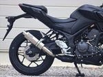 ダブルアールズ｜スリップオン Vショートチタンオーバルソリッドタイプ YZF-R25/MT-25 25-(8BK-RG84J)｜NV2280JM