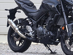 ダブルアールズ｜スリップオン Vショートチタンオーバルソリッドタイプ YZF-R25/MT-25 25-(8BK-RG84J)｜NV2280JM