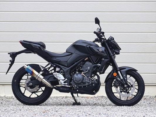 ダブルアールズ｜スリップオン Vショートチタンオーバル焼き色タイプ YZF-R25/MT-25 25-(8BK-RG84J)｜FV2280JM
