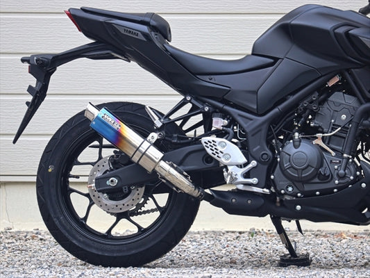 ダブルアールズ｜スリップオン Vショートチタンオーバル焼き色タイプ YZF-R25/MT-25 25-(8BK-RG84J)｜FV2280JM