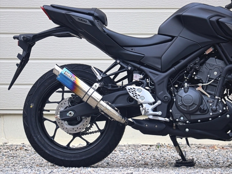ダブルアールズ｜スリップオン Vショートチタンオーバル焼き色タイプ YZF-R25/MT-25 25-(8BK-RG84J)｜FV2280JM