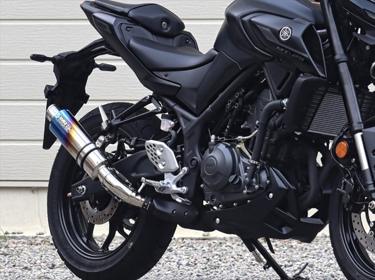 ダブルアールズ｜スリップオン Vショートチタンオーバル焼き色タイプ YZF-R25/MT-25 25-(8BK-RG84J)｜FV2280JM