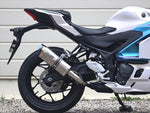 WR'S(ダブルアールズ)｜スリップオン SS-OVAL ソリッドチタンタイプ YZF-R3/MT-03 8BL-RH25J 25-｜SK2320JM