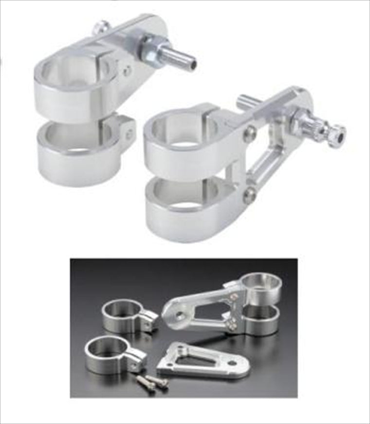 PMC(ピーエムシー)｜ビレットヘッドライトステーKIT 43mm｜131-0032