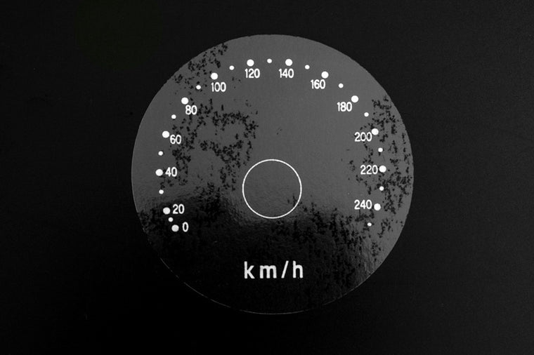 PMC(ピーエムシー)｜マイルメーターヨウ Km/hステッカー｜47-2011