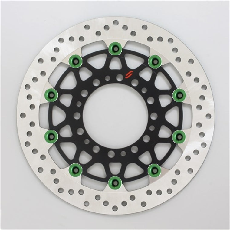 SUNSTAR BRAKE(サンスター ブレーキ)｜プレミアムR φ310 5.0mm GSF1200/S ピン：グリーン｜LM203F-GR